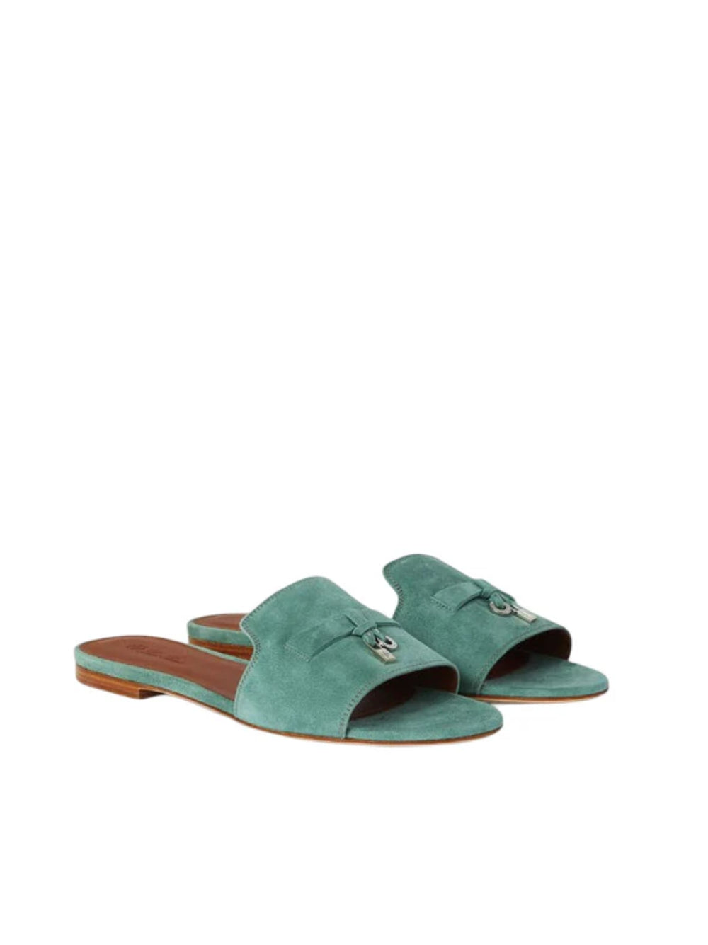 Loro piana Summer Charms Suede Goatskin Sap Green