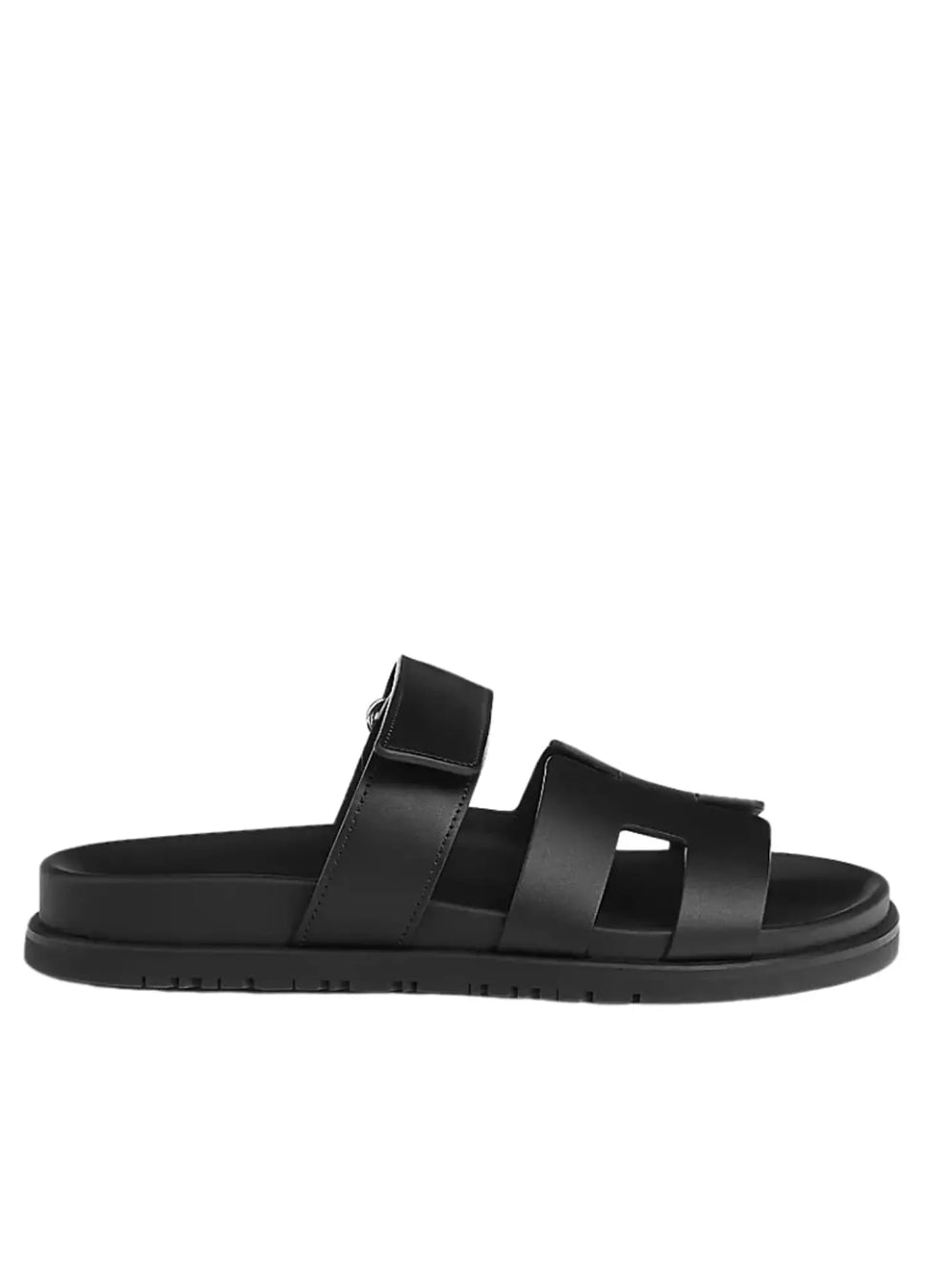 Hermes Chypre Sandal – Noir Calfskin Leather