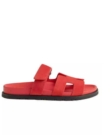 Hermes Chypre Sandal Rose/Vermillon