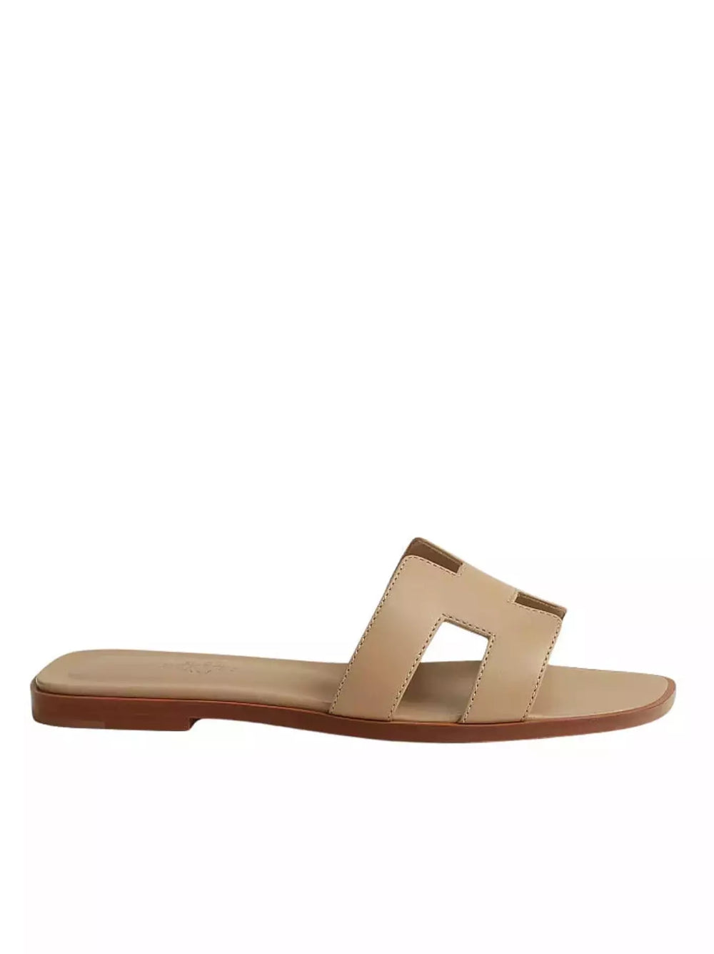 Hermes Oran Sandal Beige/Lin