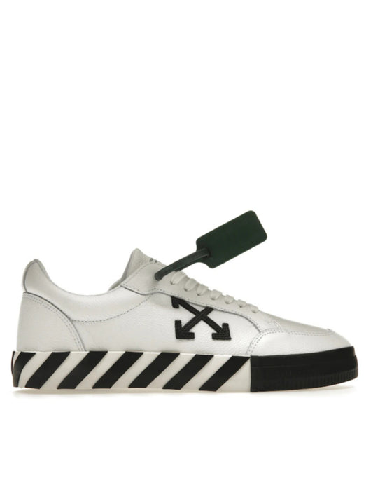 OFF-WHITE Vulc low leather – White Black SS22