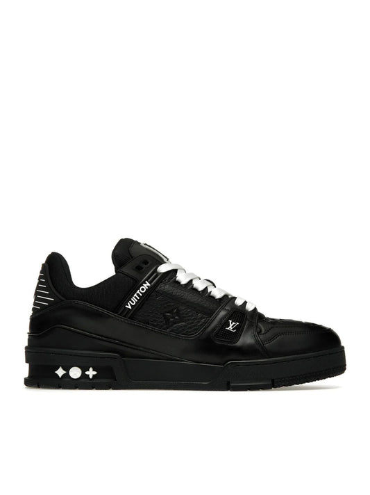 Louis   Vuitton   Trainer   Black   Embossed   Monogram