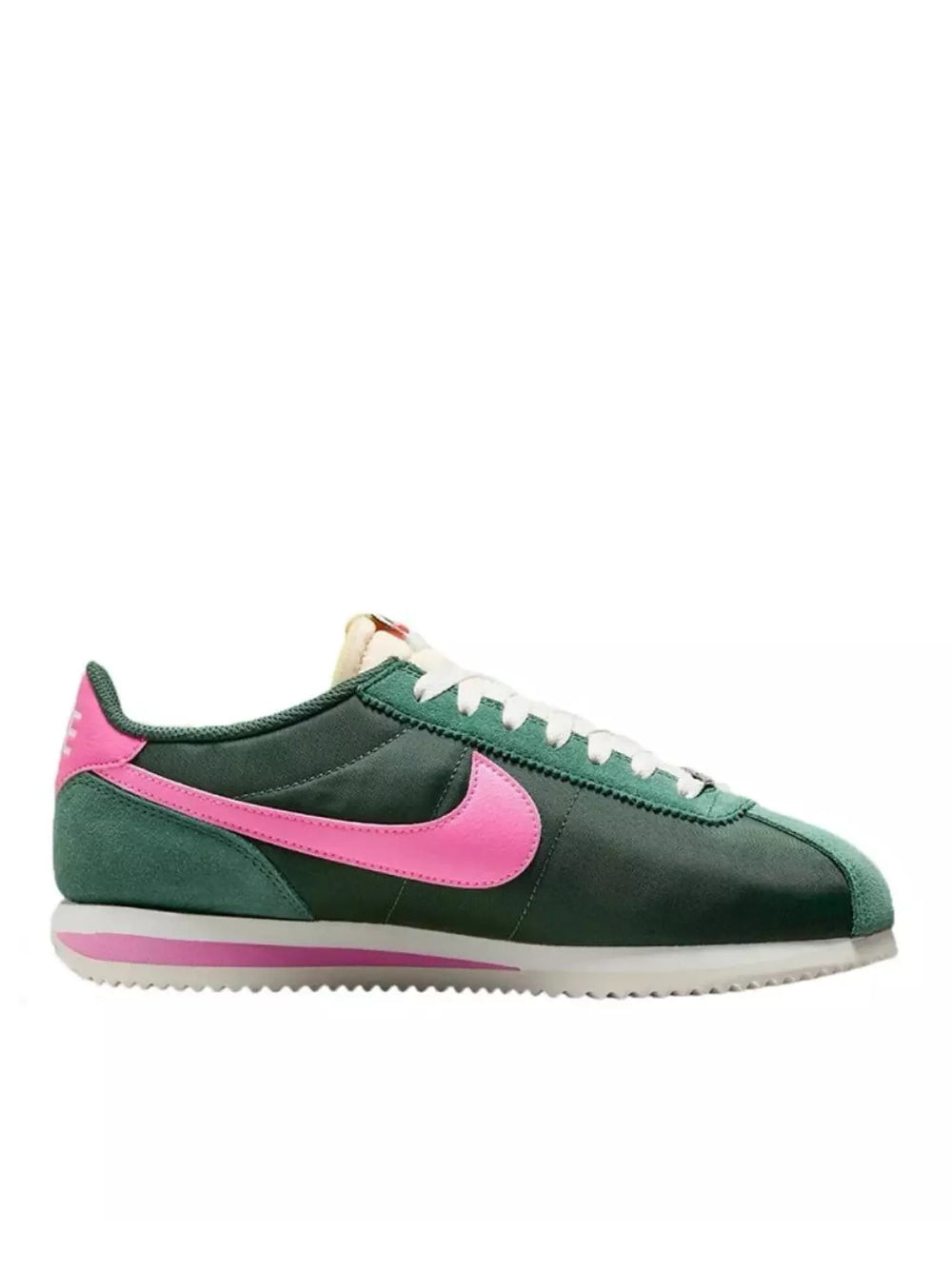 nike cortez - green pink