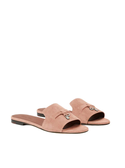 Loro piana Summer Charms Sandal Suede Goatskin