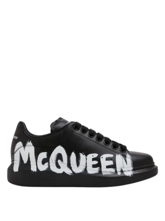 Aexander Mcqueen Oversized Graffiti – Black White