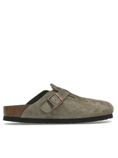 Birkenstock Boston Soft Footbed – Suede Taupe