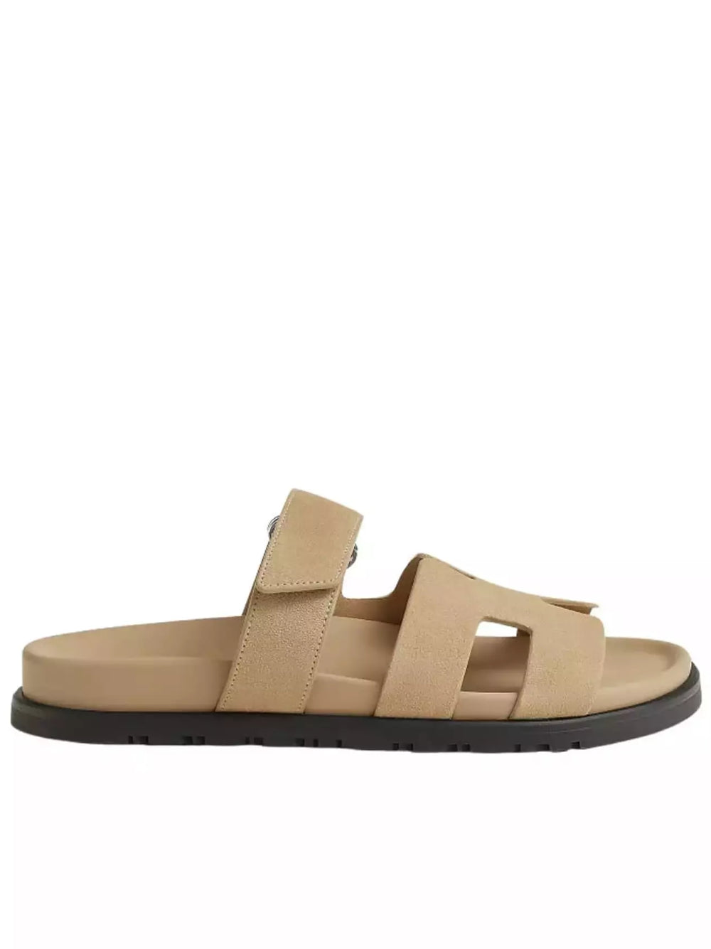 Hermes Chypre Sandal Beige Suede