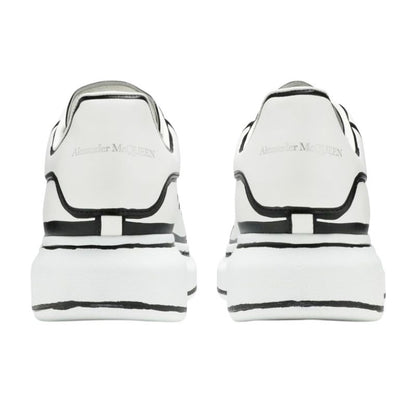 Alexander Mcqueen Oversized – White Black Outline