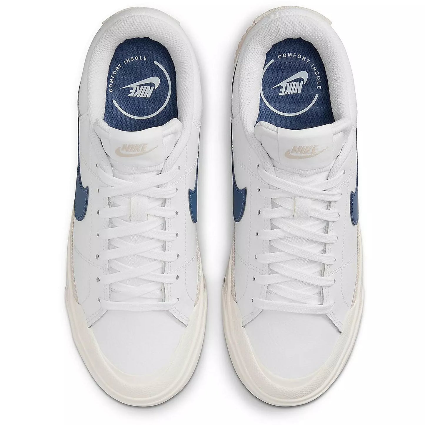 Nike Court white navy