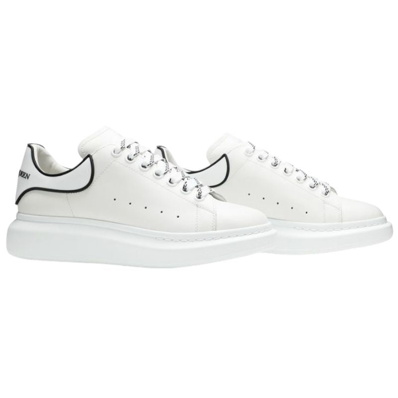 Alexander Mcqueen Oversized – White Black Trim