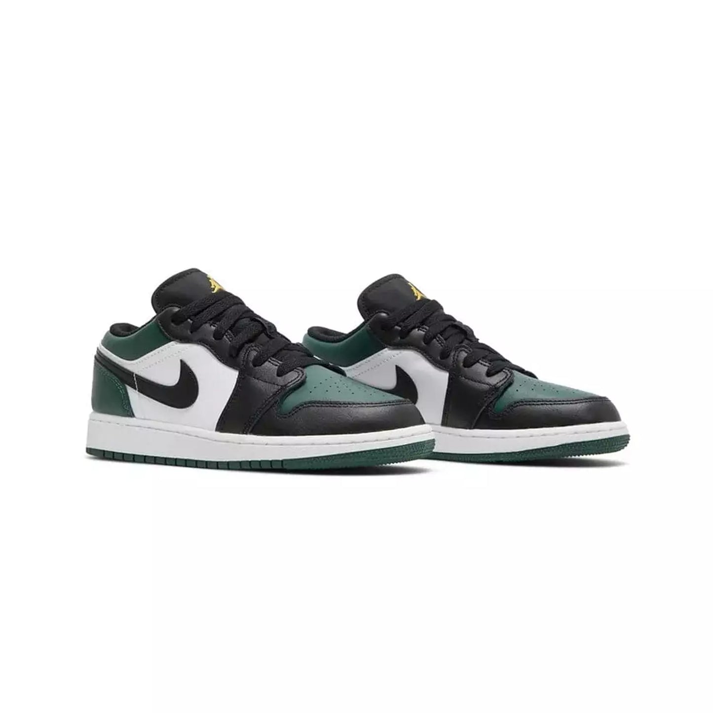Air Jordan 1  low green / black / white