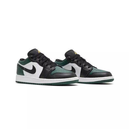 Air Jordan 1  low green / black / white