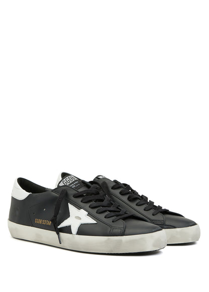 Golden Goose Super Star Black White Leather Sneakers