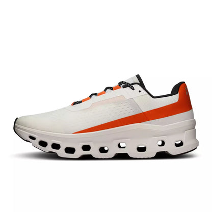 On Running Cloudmonster Undyed/White/Flame