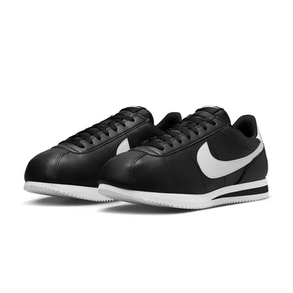 nike cortez  - black white