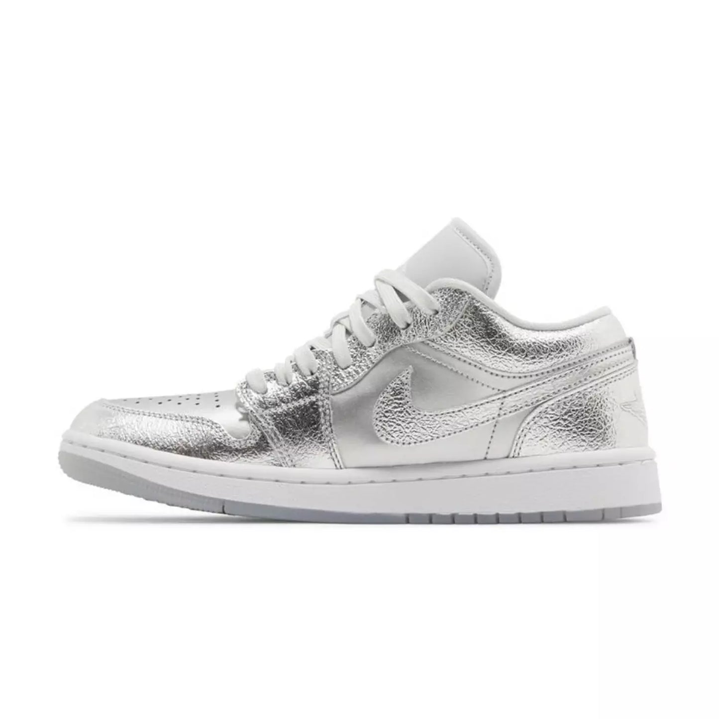 Air Jordan  1 low metallic silver