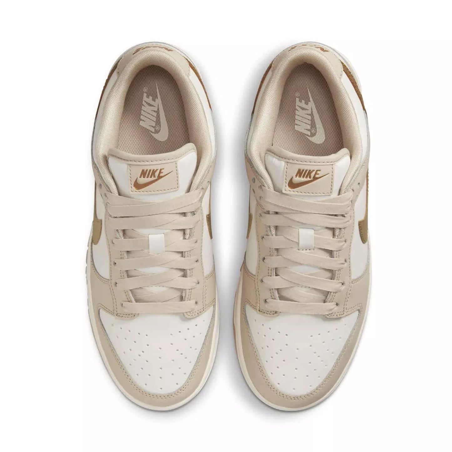 Nike Sb dunk low Phantom Metallic / Gold Swoosh