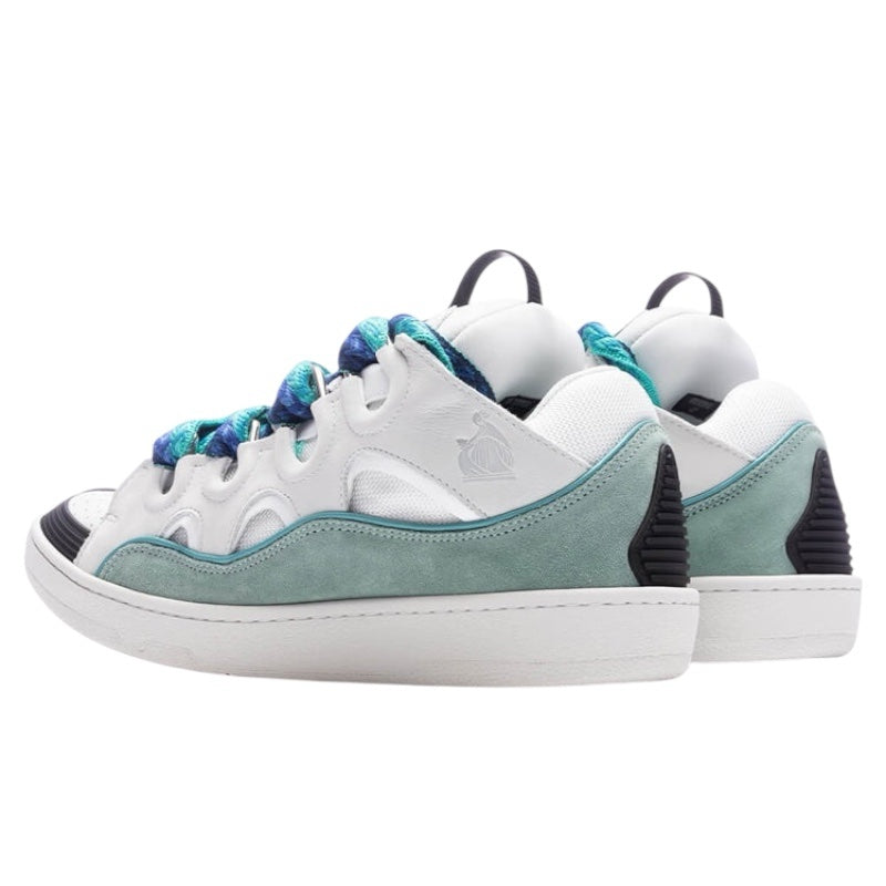 Lanvin Leather Curb – White Blue