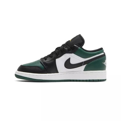 Air Jordan 1  low green / black / white