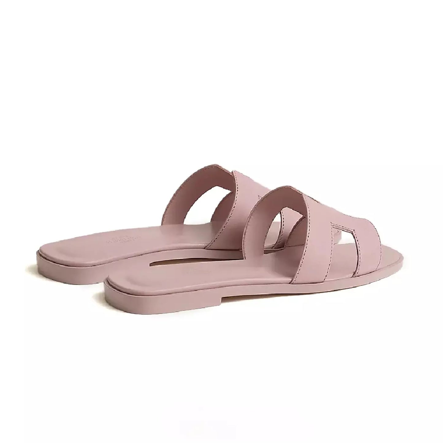 Hermes Oran Sandal Rose cancan