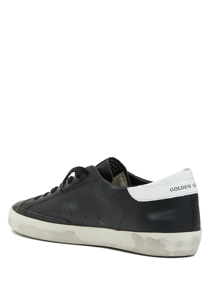 Golden Goose Super Star Black White Leather Sneakers