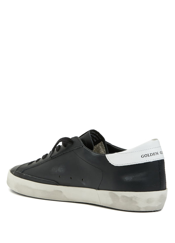 Golden Goose Super Star Black White Leather Sneakers